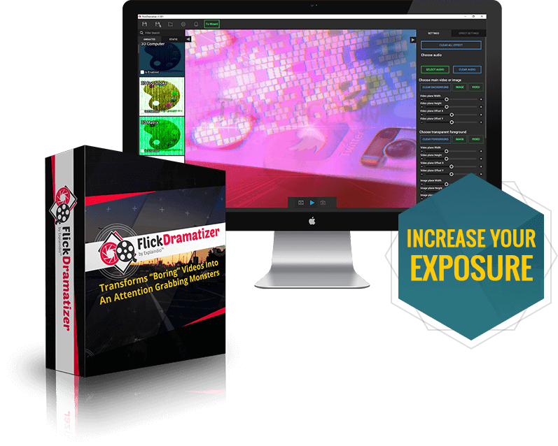 Turn dull videos and images