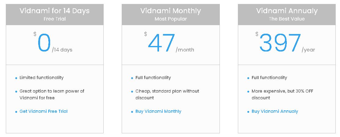 vidnami pricing-min