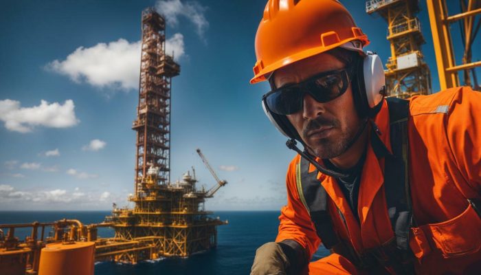 oil rig worker oil rig worker