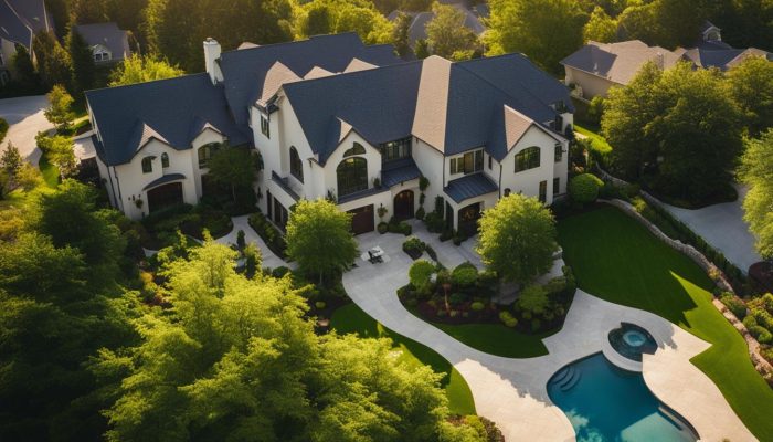 real estate drone photography