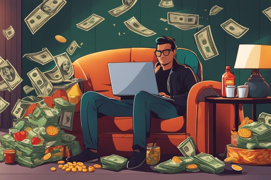 participating in paid online surveys with little effort